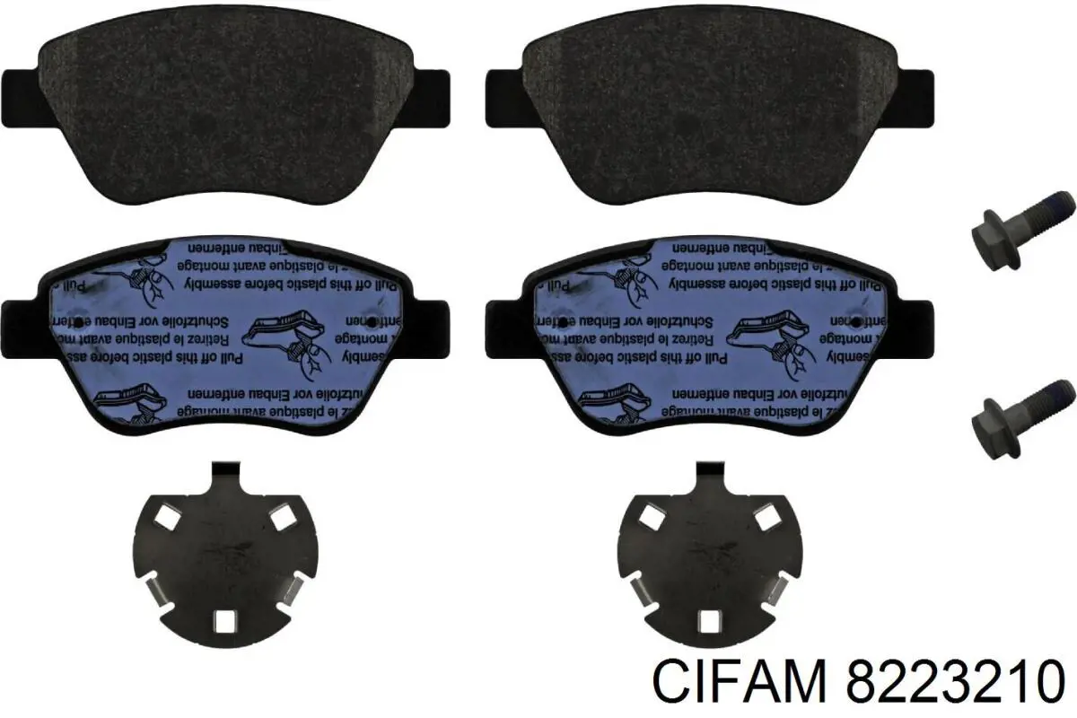 Колодки Cifam 8223210 цена, от 19.54 USD