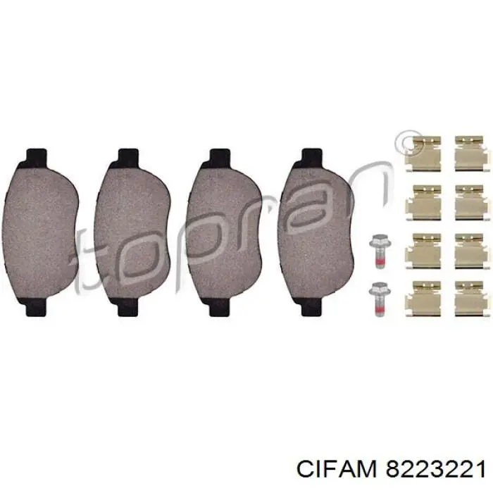 Тормозные колодки Cifam 8223221
