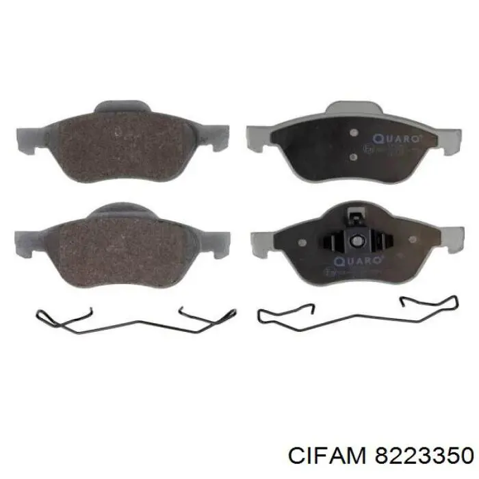 Передние тормозные колодки 8223350 Cifam