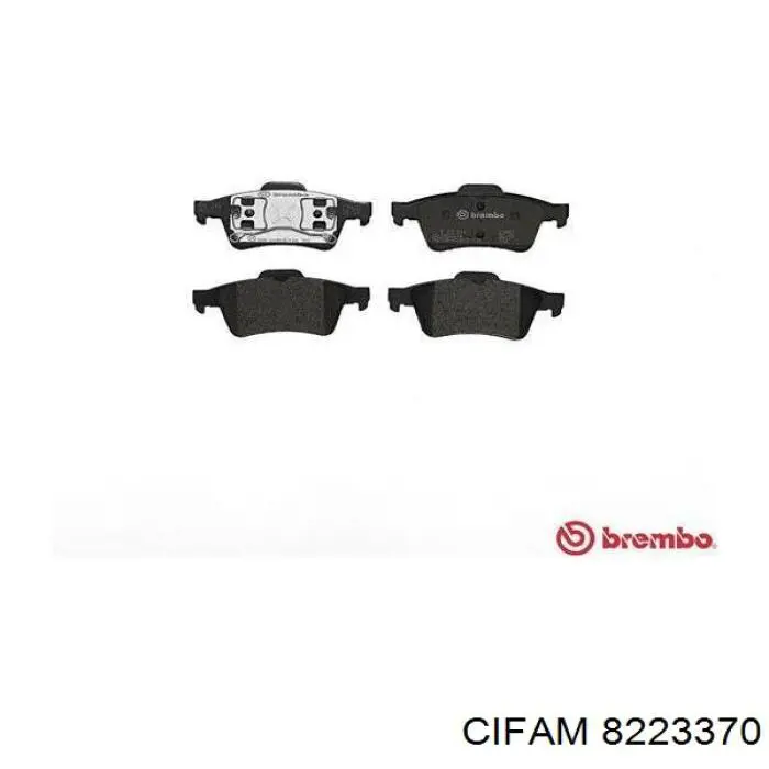 Купить 8223370 Cifam Колодки тормозные задние, дисковые