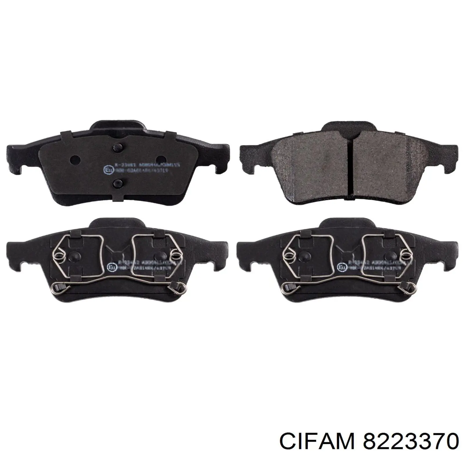 Купить 8223370 Cifam Колодки тормозные задние, дисковые