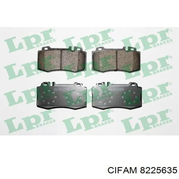 822-563-5 Cifam колодки тормозные передние дисковые