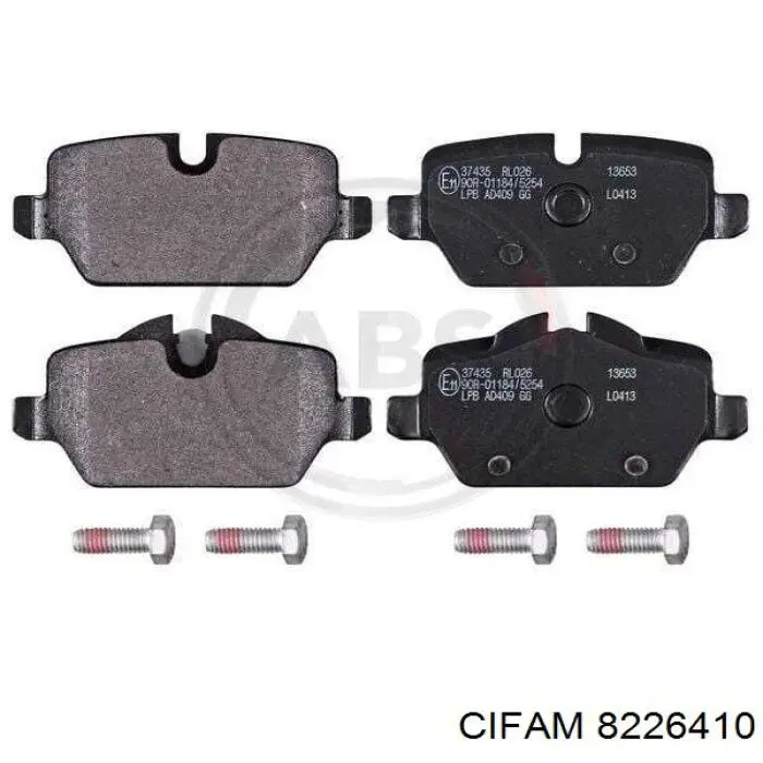 822-641-0 Cifam колодки тормозные задние дисковые