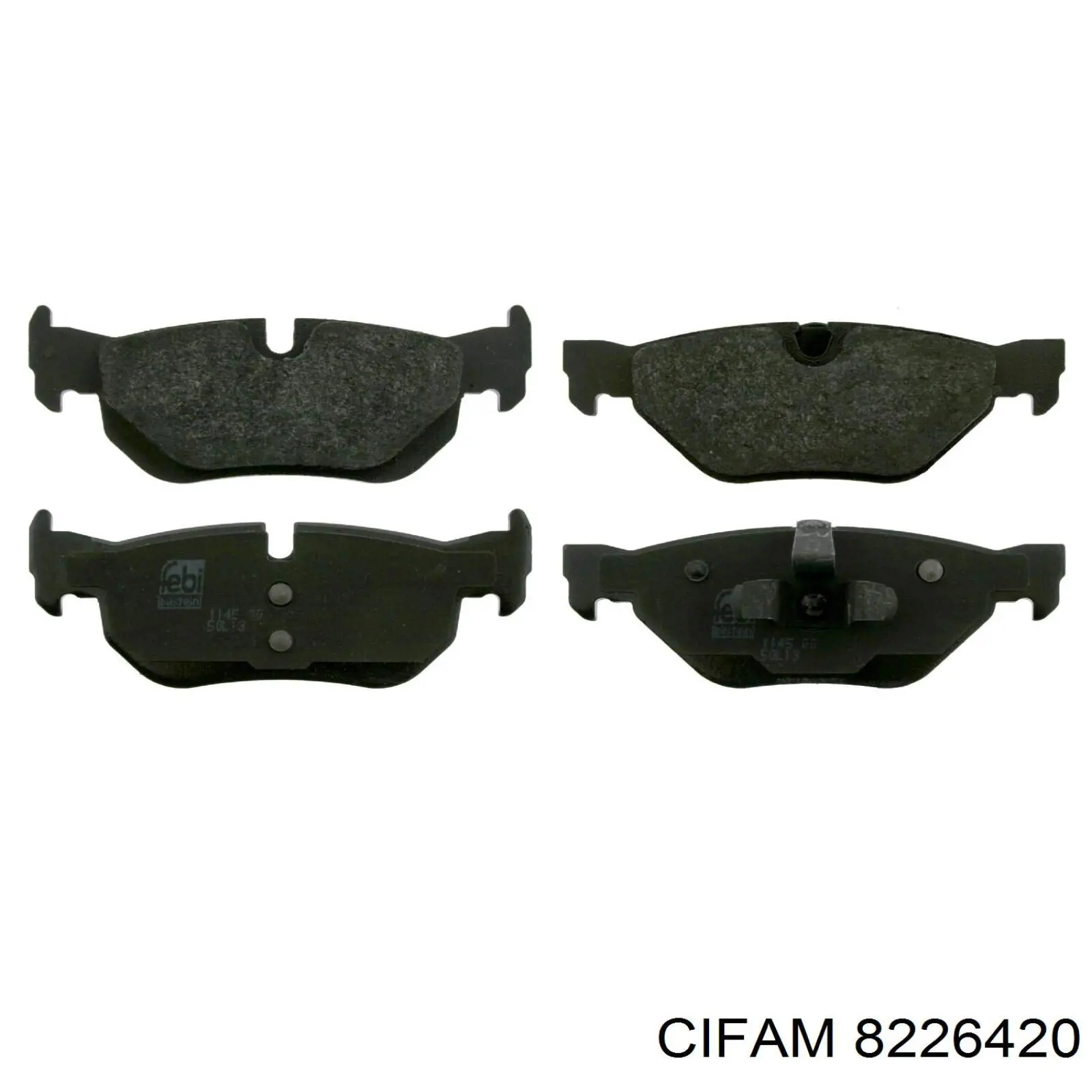 8226420 Cifam Колодки тормозные дисковые комплект