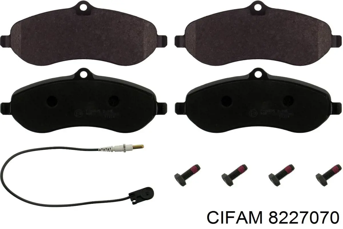 Колодки Cifam 8227070 цена, от 27.57 USD