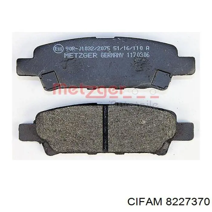 Задние дисковые колодки Cifam 8227370