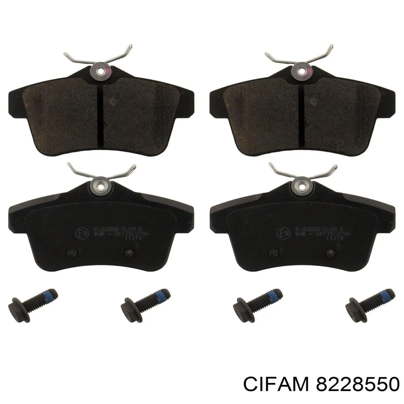 Задние тормозные колодки 8228550 Cifam