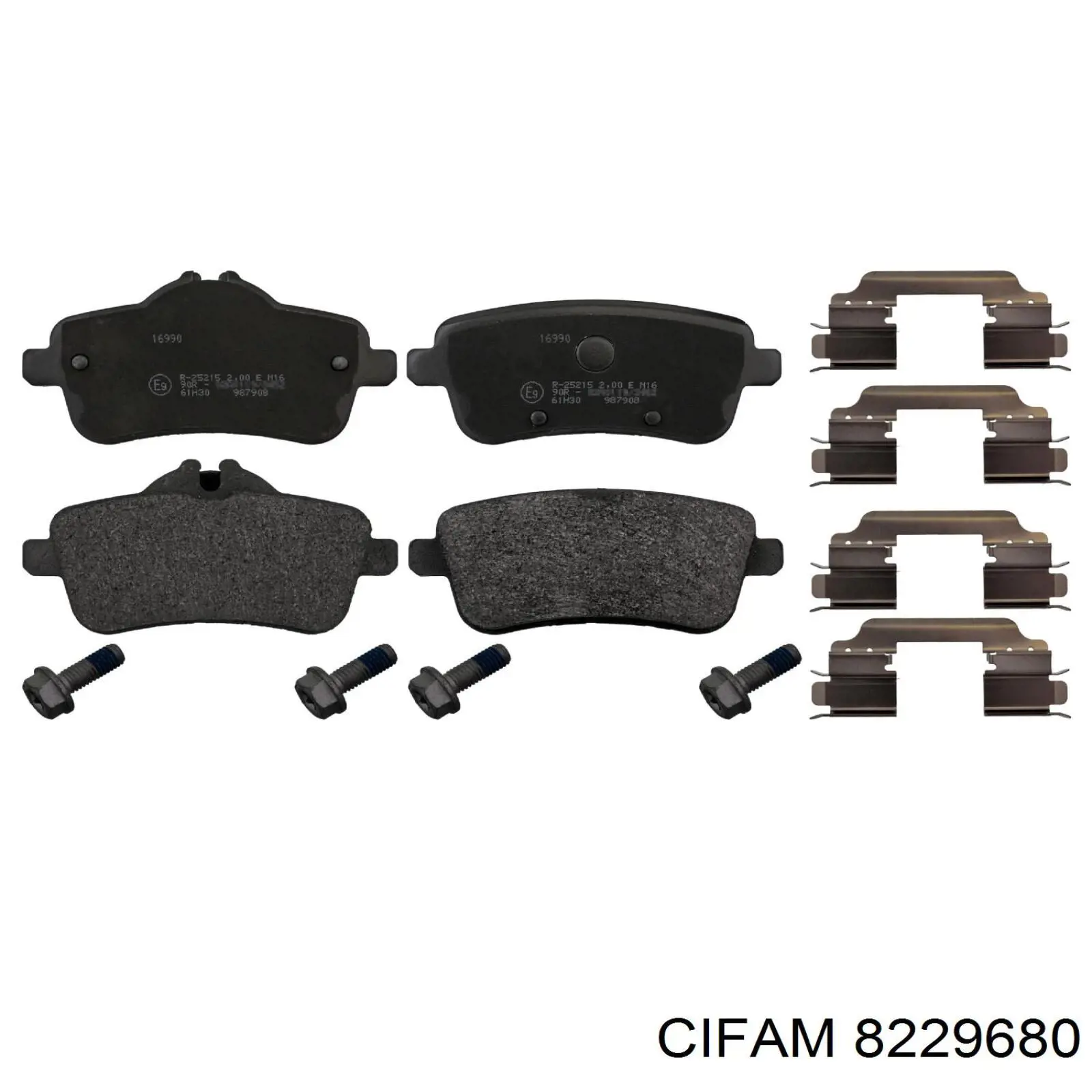 Колодки дисковые  Cifam 8229680 цена, от 25.28 USD