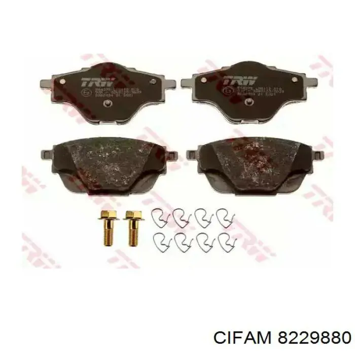 Задние тормозные колодки 8229880 Cifam