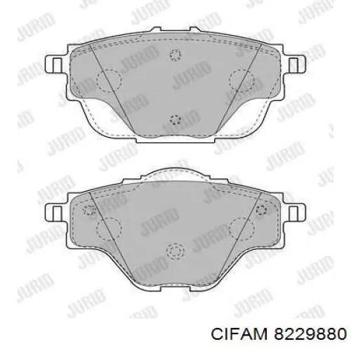 Задние дисковые колодки Cifam 8229880