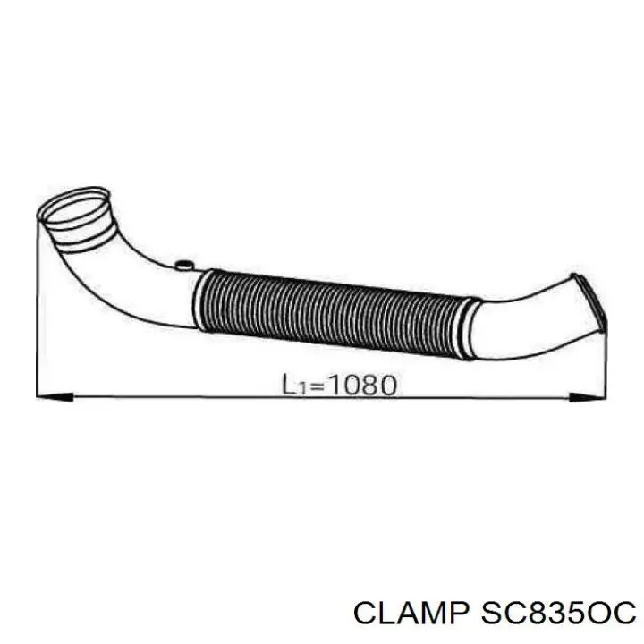 SC835OC Clamp Коромысло клапана (рокер) впускной
