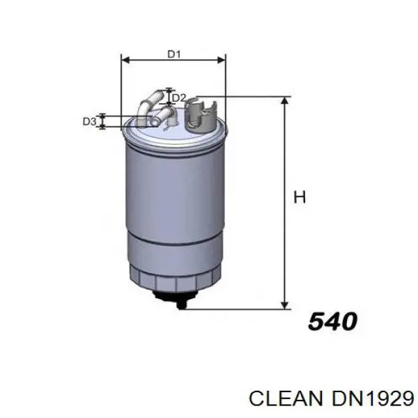Купить DN1929 Clean Фильтр-отстойник топлива грубой очистки