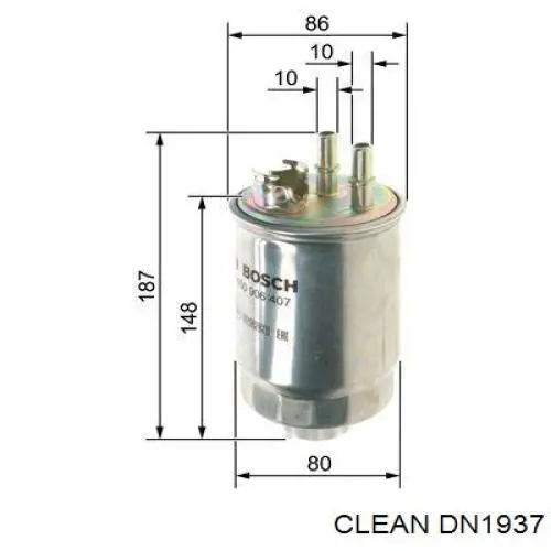 Топливный фильтр DN1937 Clean