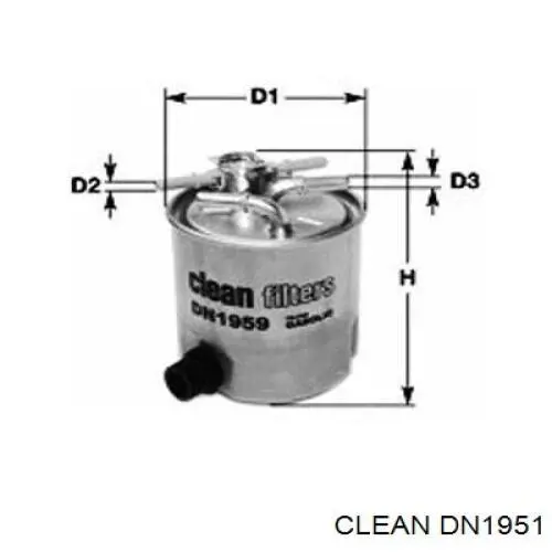 DN1951 Clean топливный фильтр