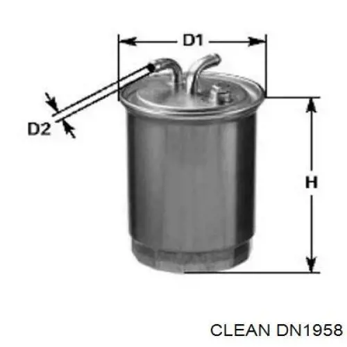 DN1958 Clean топливный фильтр