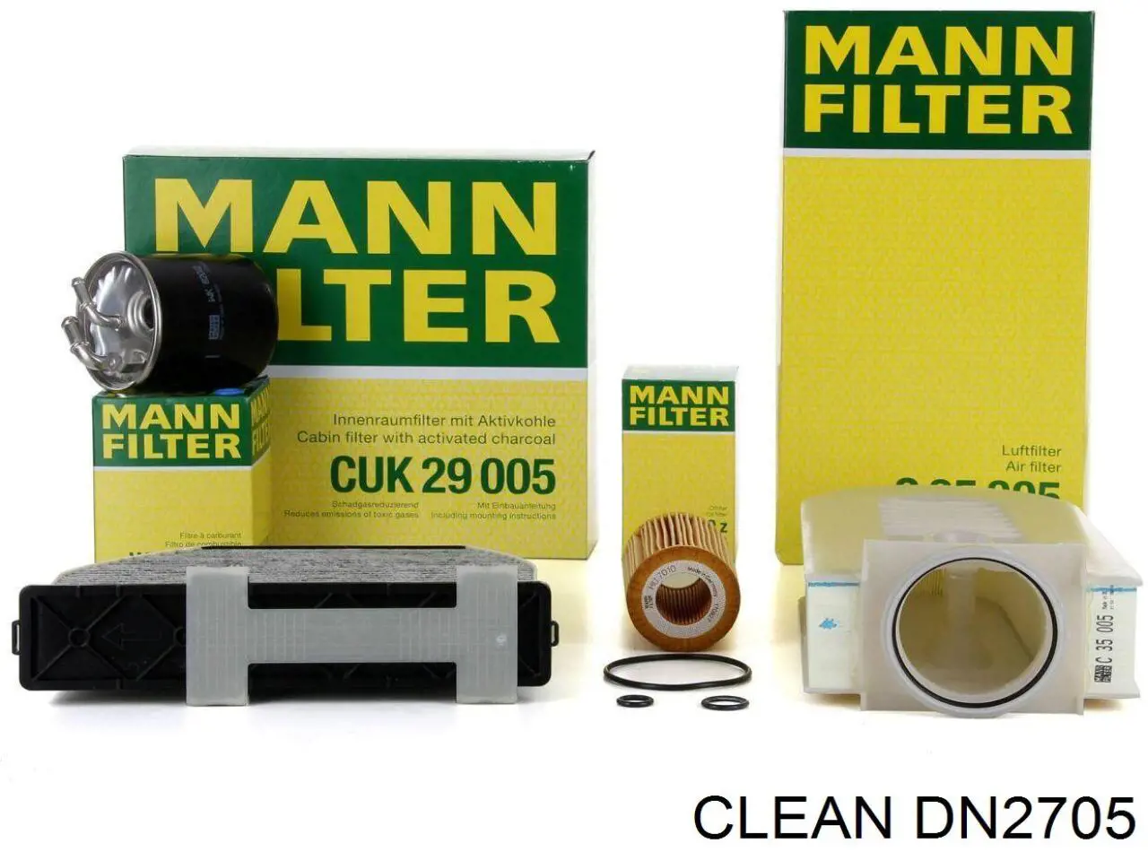 Фильтр тонкой очистки топлива Clean DN2705 цена, от 28.56 USD