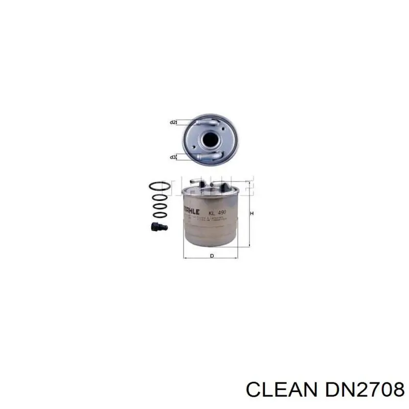 Filtro combustible DN2708 Clean