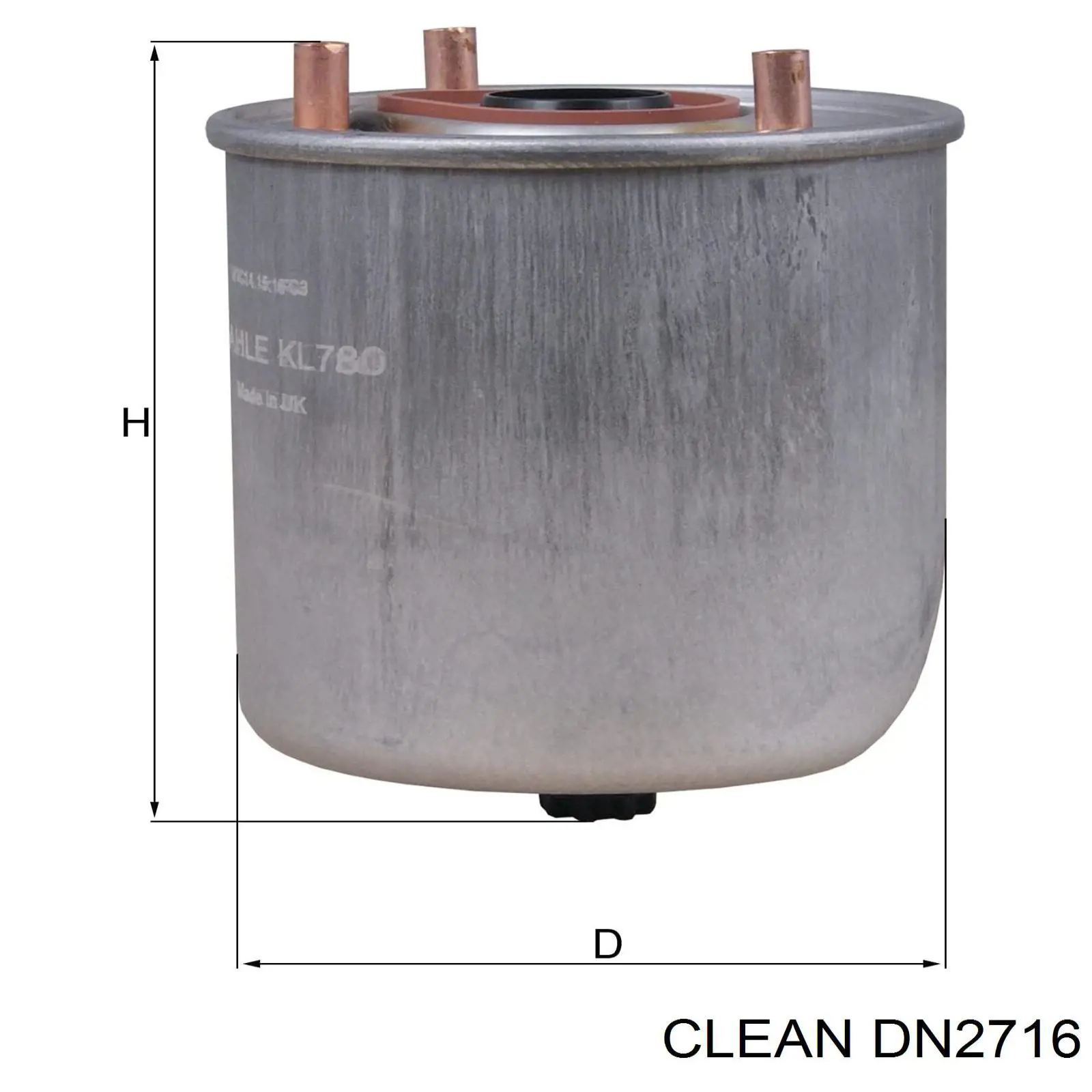 Топливный фильтр DN2716 Clean