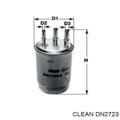 DN2723 Clean filtro de combustível