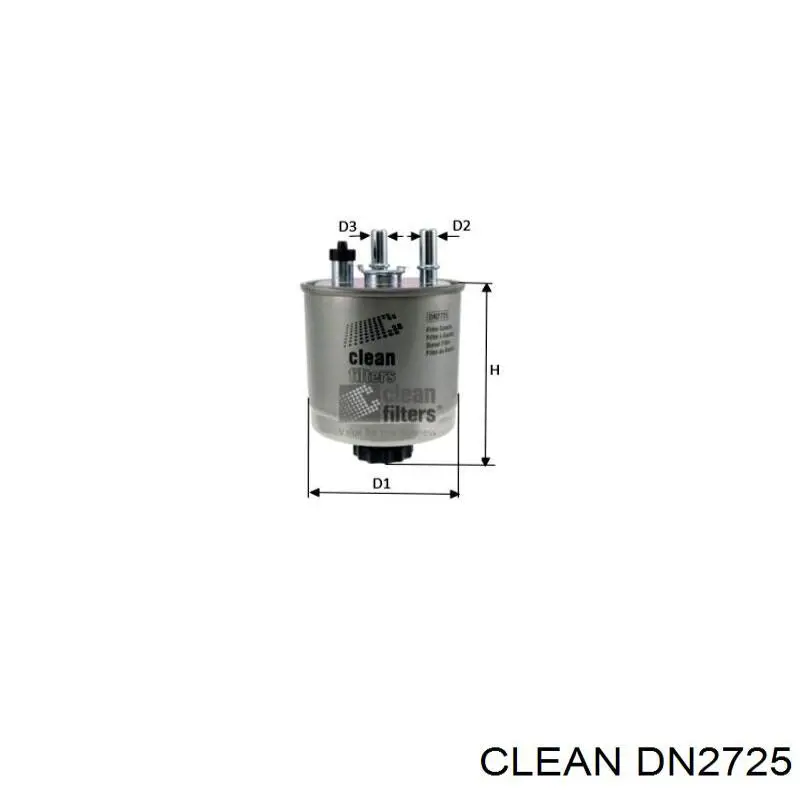 DN2725 Clean топливный фильтр