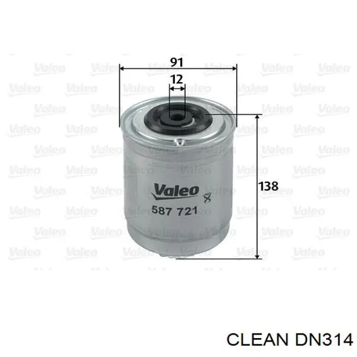 Фильтр тонкой очистки топлива Clean DN314 цена, от 12.65 USD