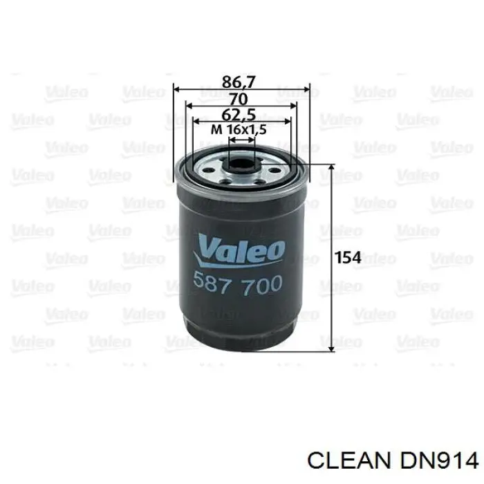 Купить DN914 Clean Фильтр-отстойник топлива грубой очистки