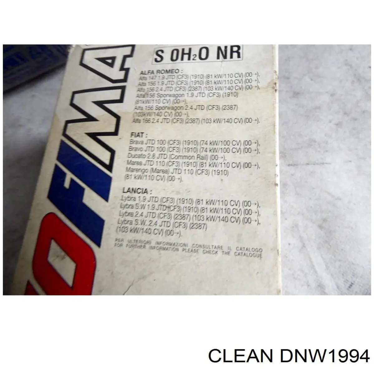 Фильтр топливный Clean DNW1994