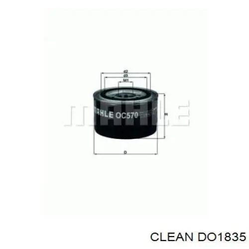 Фильтр очистки масла центробежный Clean DO1835 цена, от 8.22 USD