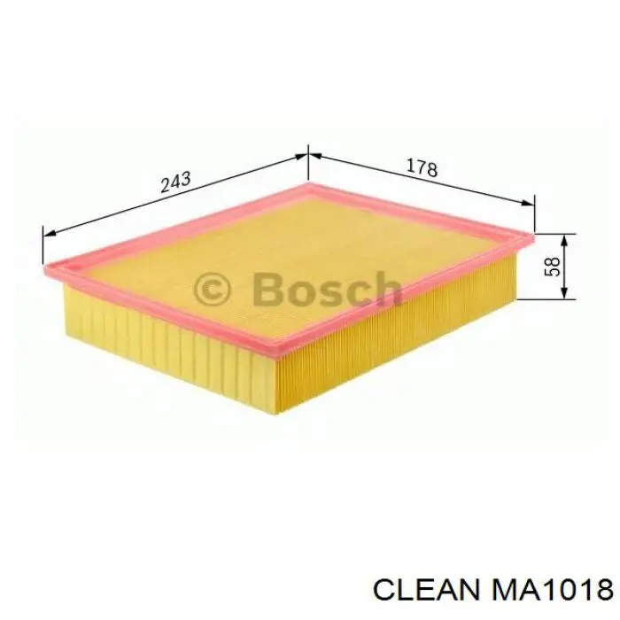 Воздушный фильтр MA1018 Clean