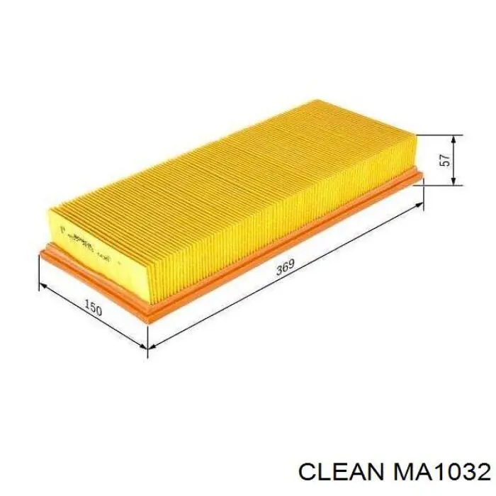Купить MA1032 Clean Автомобильный фильтр воздуха