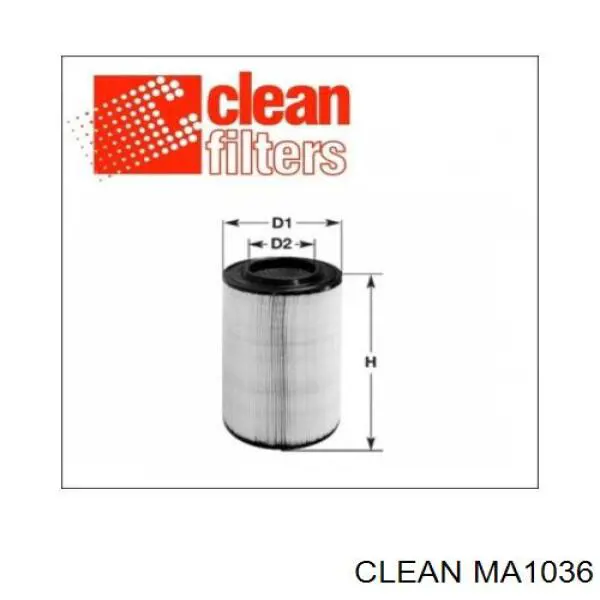 MA1036 Clean Воздушный фильтр двигателя
