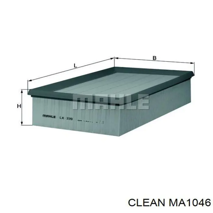 Элемент воздушного фильтра Clean MA1046 цена, от 6.10 USD