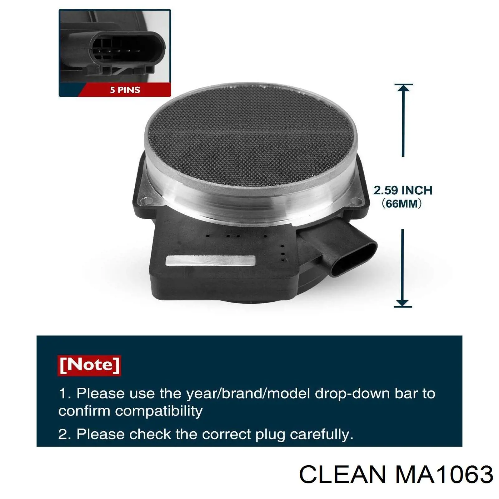 Купить MA1063 Clean Автомобильный фильтр воздуха