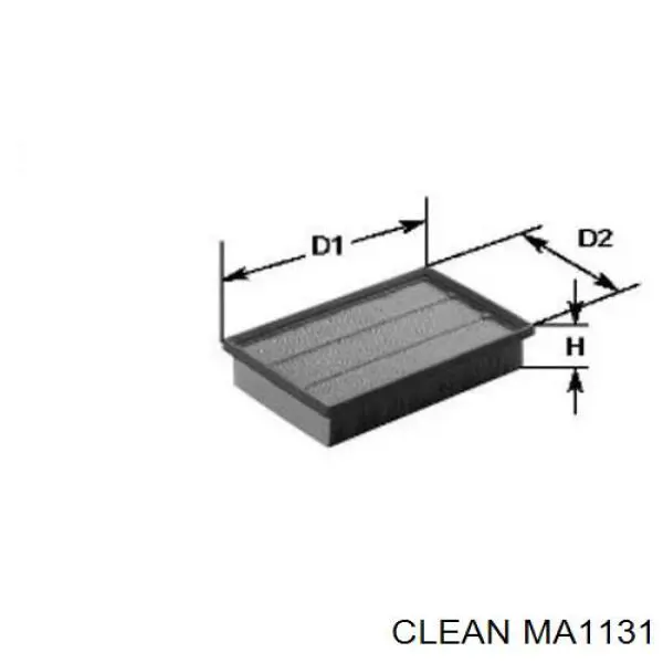 Filtro de aire MA1131 Clean