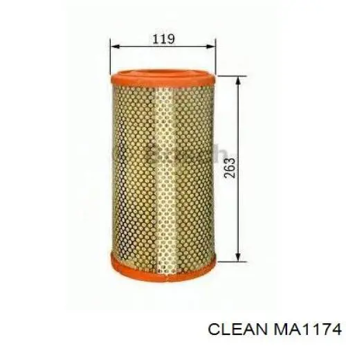 MA1174 Clean воздушный фильтр