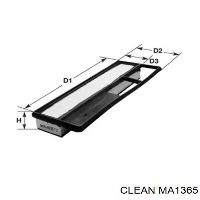 MA1365 Clean воздушный фильтр