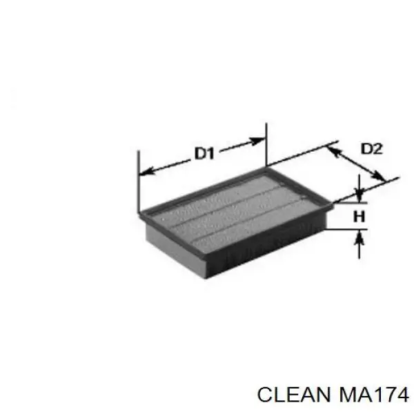 Воздушный фильтр MA174 Clean