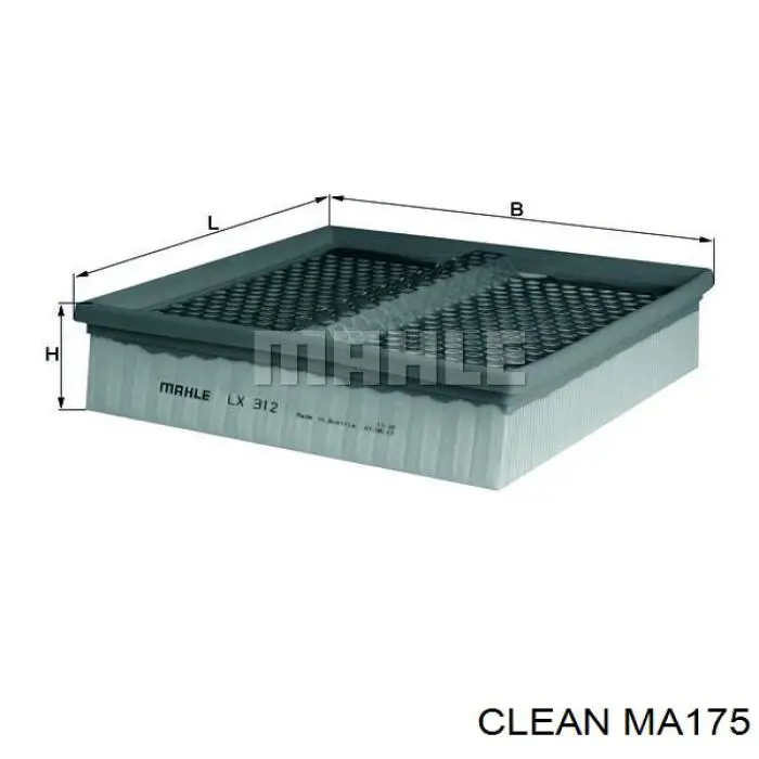 MA175 Clean воздушный фильтр
