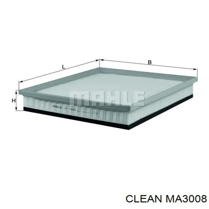 Элемент воздушного фильтра Clean MA3008 цена, от 7.41 USD