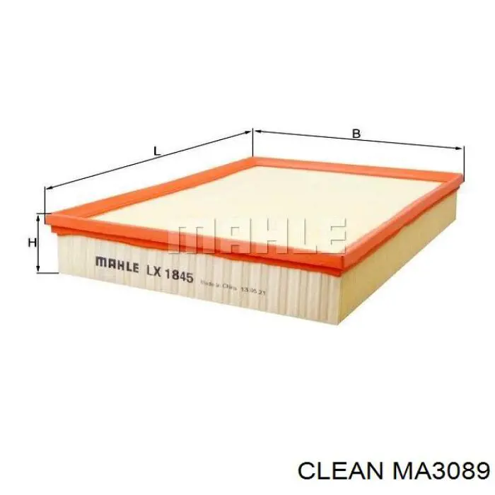 Элемент воздушного фильтра Clean MA3089 цена, от 7.36 USD