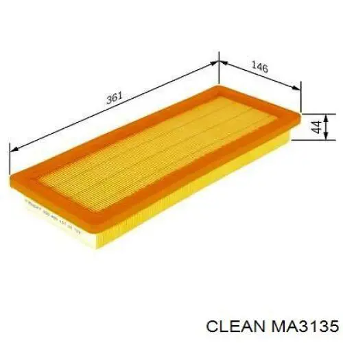 Воздушный фильтр MA3135 Clean