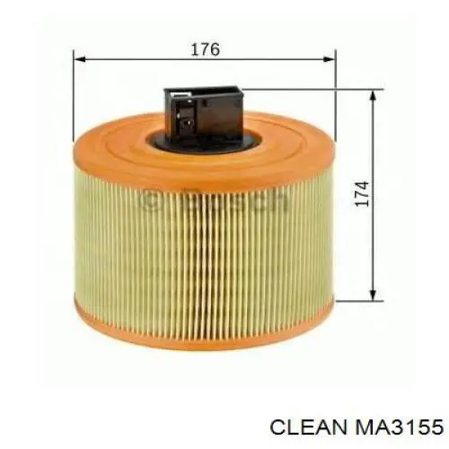 MA3155 Clean воздушный фильтр
