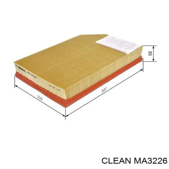 Элемент воздушного фильтра Clean MA3226 цена, от 10.01 USD
