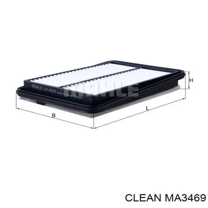 Элемент воздушного фильтра Clean MA3469 цена, от 5.34 USD