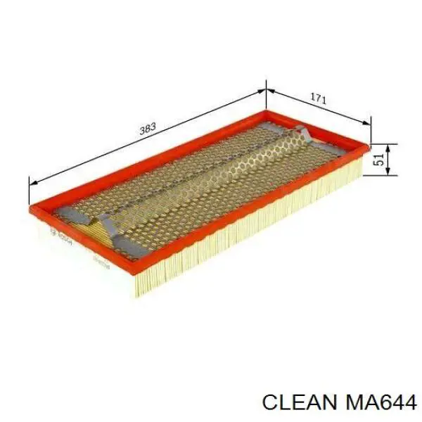 Фильтр воздушный Clean MA644