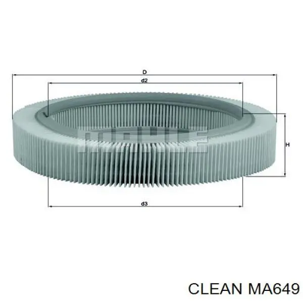 MA649 Clean воздушный фильтр
