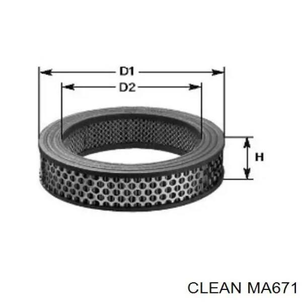 MA671 Clean воздушный фильтр