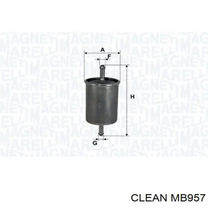 MB957 Clean топливный фильтр