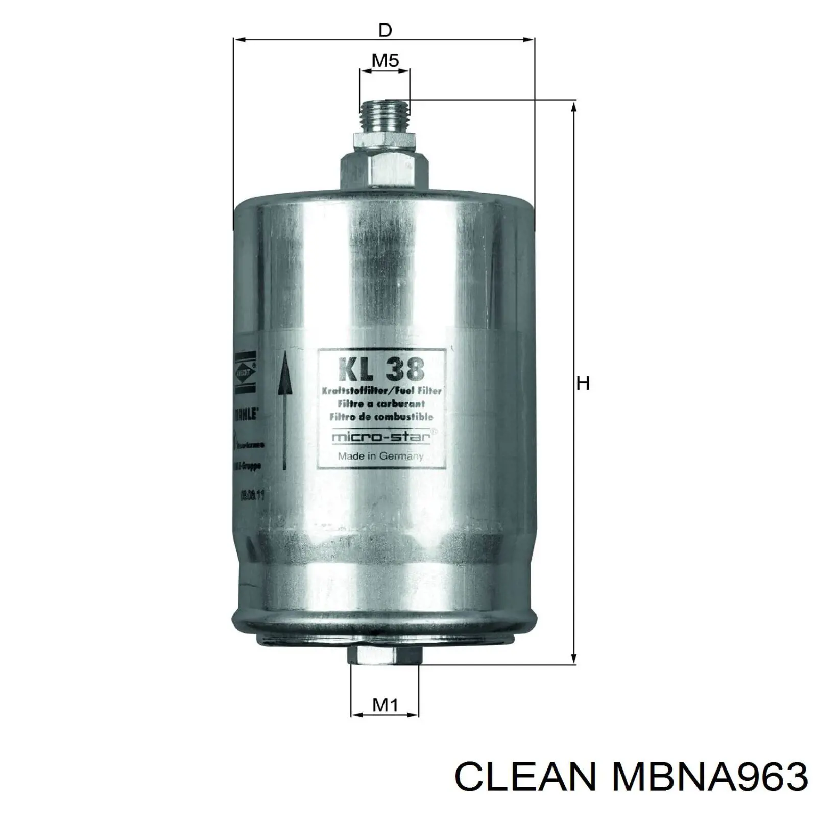 MBNA963 Clean Фильтр топлива