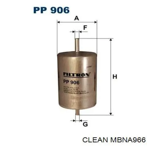 MBNA966 Clean Фильтр топлива